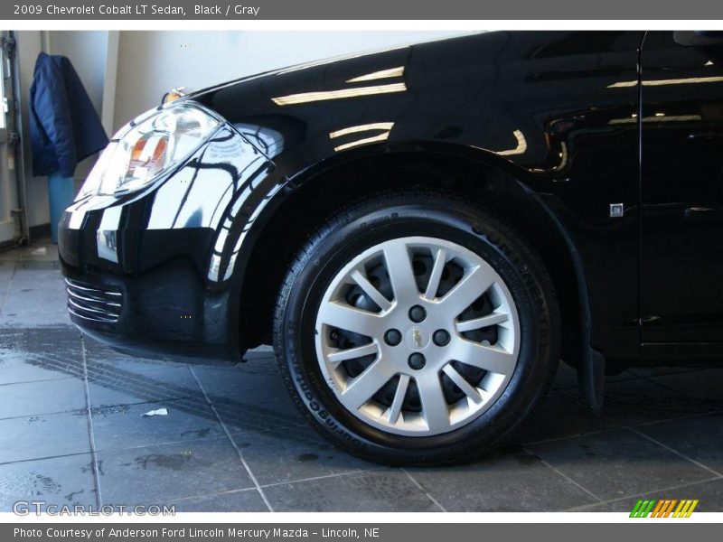 Black / Gray 2009 Chevrolet Cobalt LT Sedan