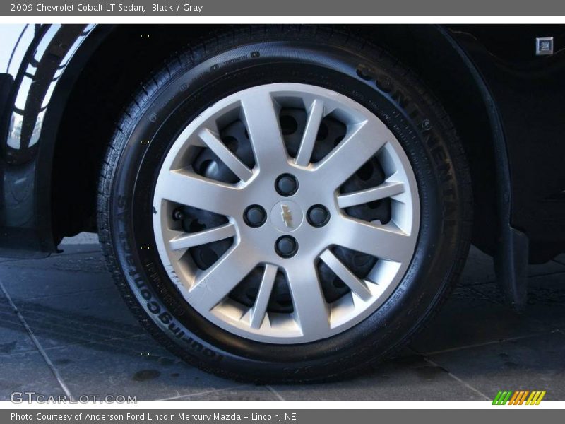 Black / Gray 2009 Chevrolet Cobalt LT Sedan