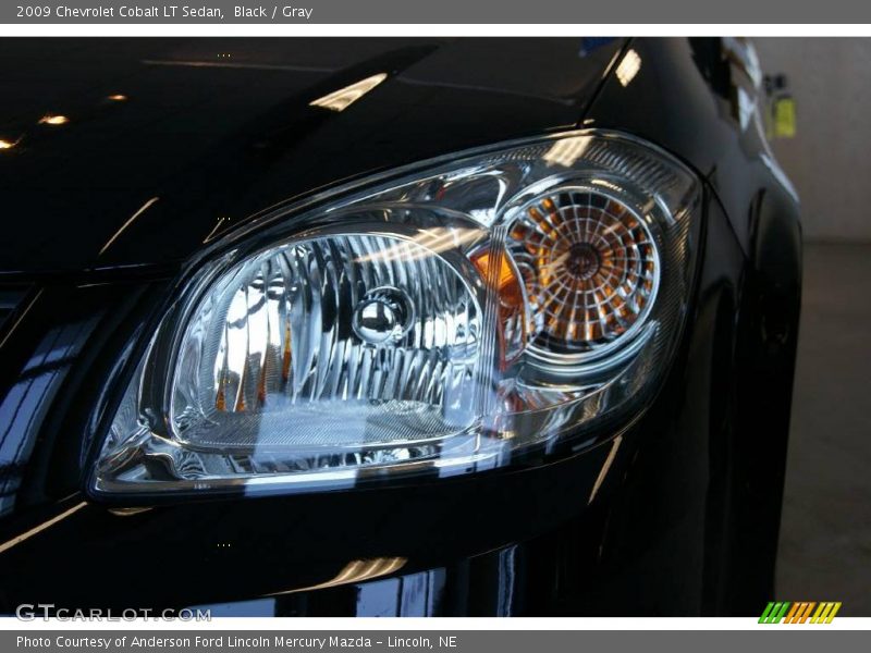 Black / Gray 2009 Chevrolet Cobalt LT Sedan