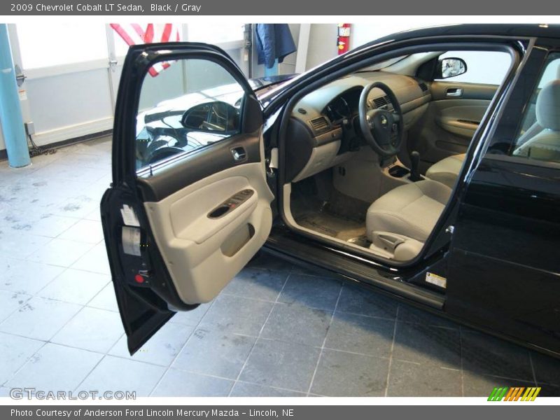 Black / Gray 2009 Chevrolet Cobalt LT Sedan