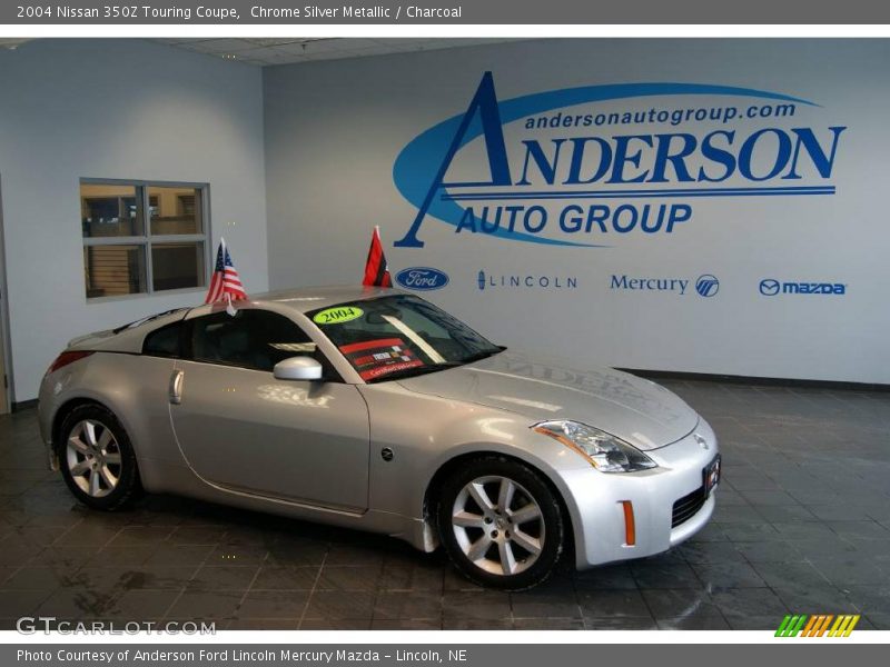 Chrome Silver Metallic / Charcoal 2004 Nissan 350Z Touring Coupe