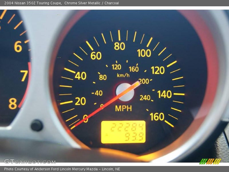Chrome Silver Metallic / Charcoal 2004 Nissan 350Z Touring Coupe