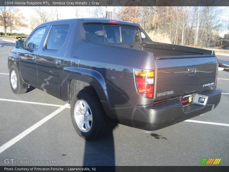 Nimbus Gray Metallic / Gray 2008 Honda Ridgeline RTL
