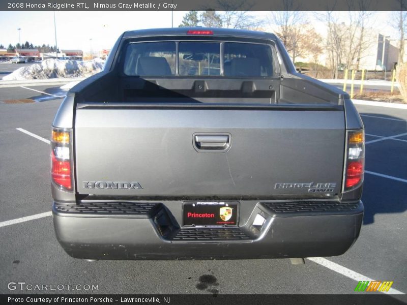 Nimbus Gray Metallic / Gray 2008 Honda Ridgeline RTL