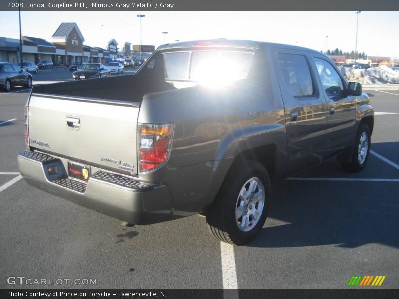 Nimbus Gray Metallic / Gray 2008 Honda Ridgeline RTL
