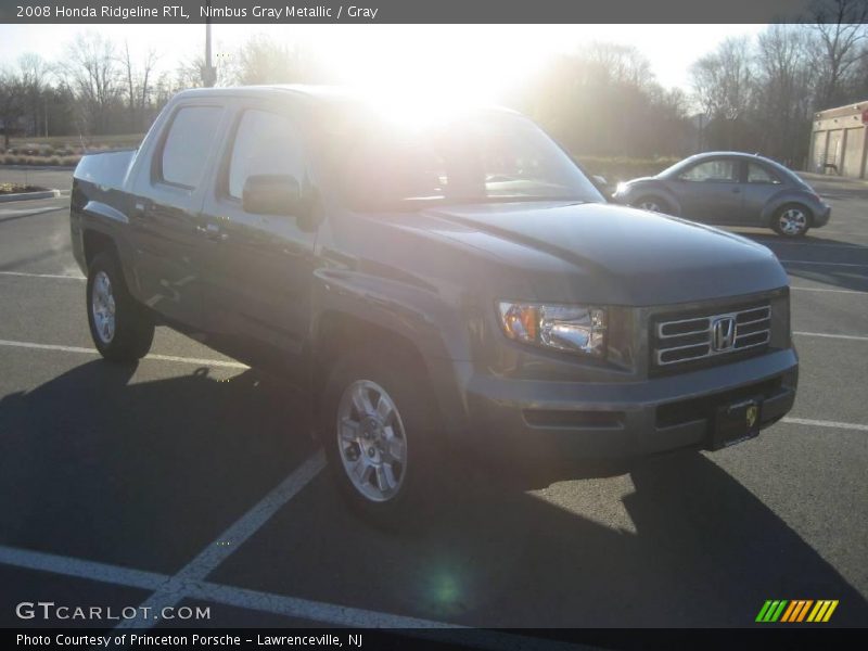 Nimbus Gray Metallic / Gray 2008 Honda Ridgeline RTL
