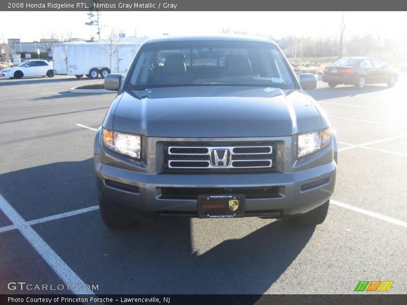 Nimbus Gray Metallic / Gray 2008 Honda Ridgeline RTL