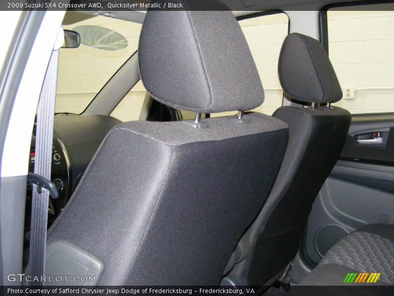 Quicksilver Metallic / Black 2009 Suzuki SX4 Crossover AWD