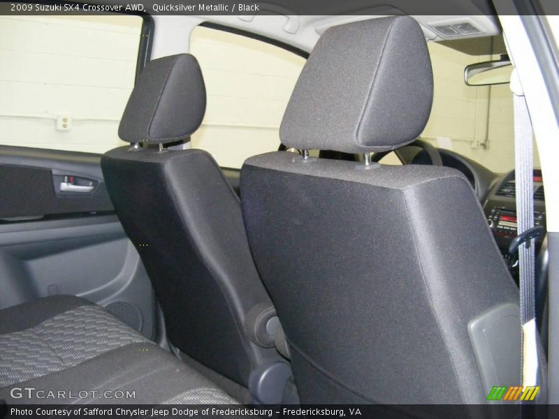 Quicksilver Metallic / Black 2009 Suzuki SX4 Crossover AWD