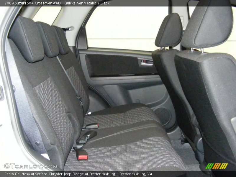 Quicksilver Metallic / Black 2009 Suzuki SX4 Crossover AWD