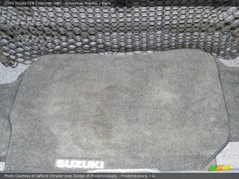Quicksilver Metallic / Black 2009 Suzuki SX4 Crossover AWD