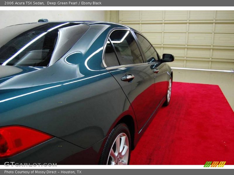 Deep Green Pearl / Ebony Black 2006 Acura TSX Sedan