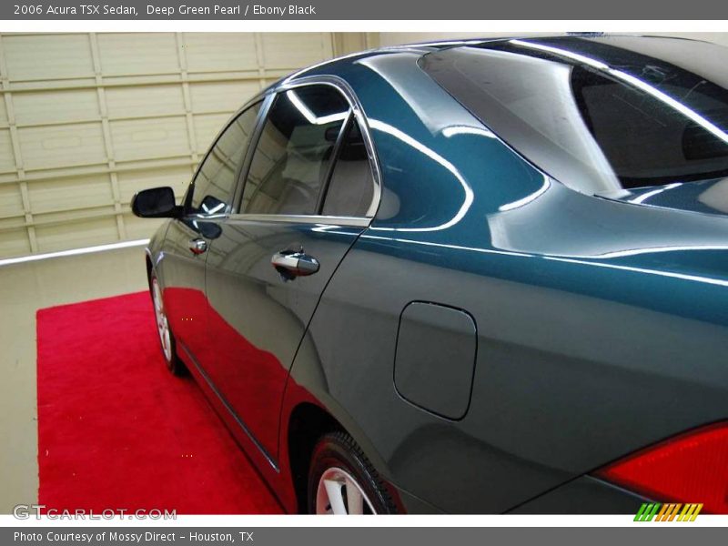 Deep Green Pearl / Ebony Black 2006 Acura TSX Sedan