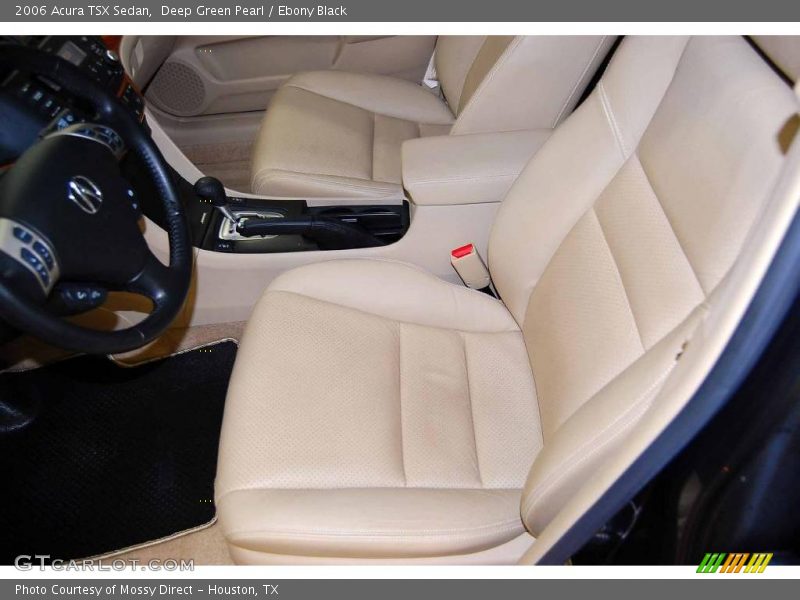 Deep Green Pearl / Ebony Black 2006 Acura TSX Sedan