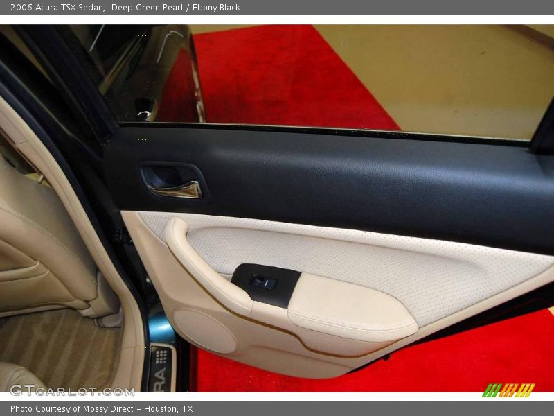 Deep Green Pearl / Ebony Black 2006 Acura TSX Sedan