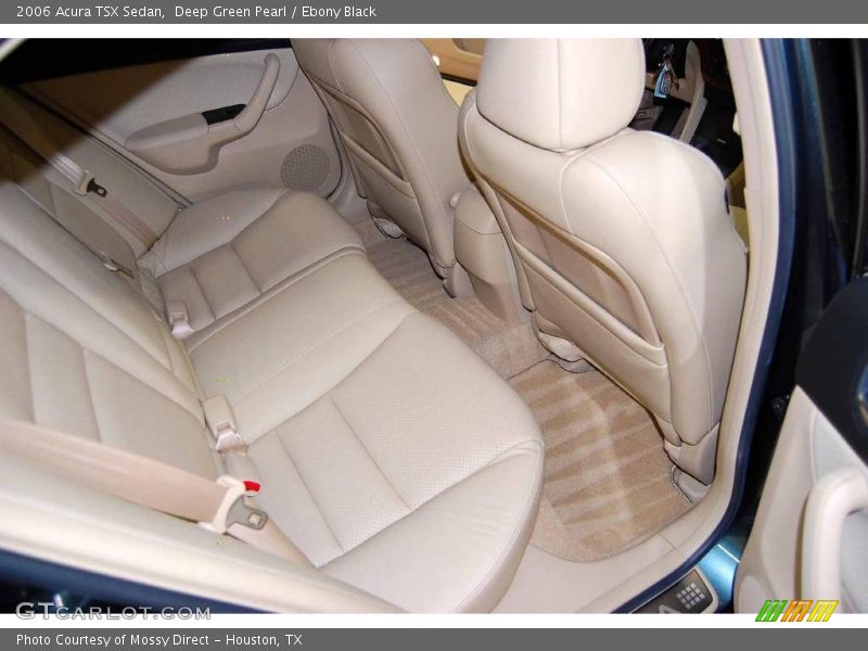 Deep Green Pearl / Ebony Black 2006 Acura TSX Sedan