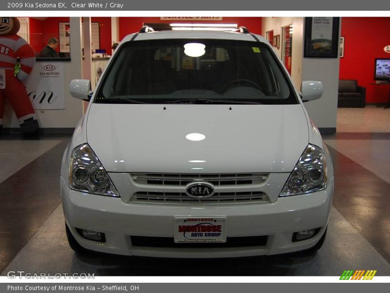 Clear White / Gray 2009 Kia Sedona EX