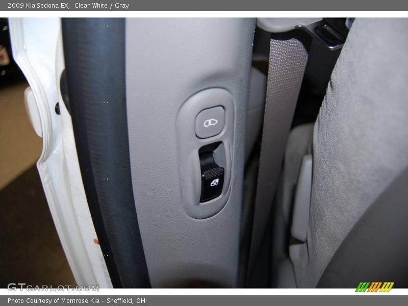 Clear White / Gray 2009 Kia Sedona EX