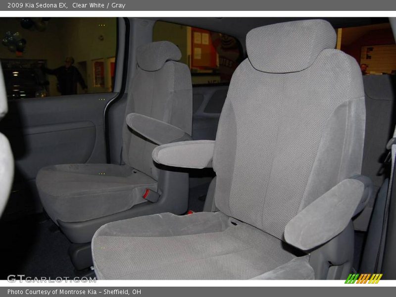 Clear White / Gray 2009 Kia Sedona EX