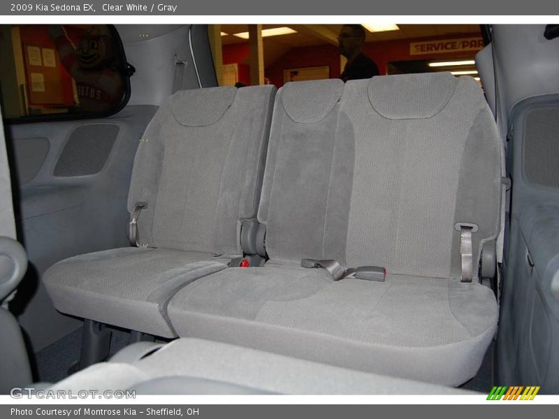 Clear White / Gray 2009 Kia Sedona EX