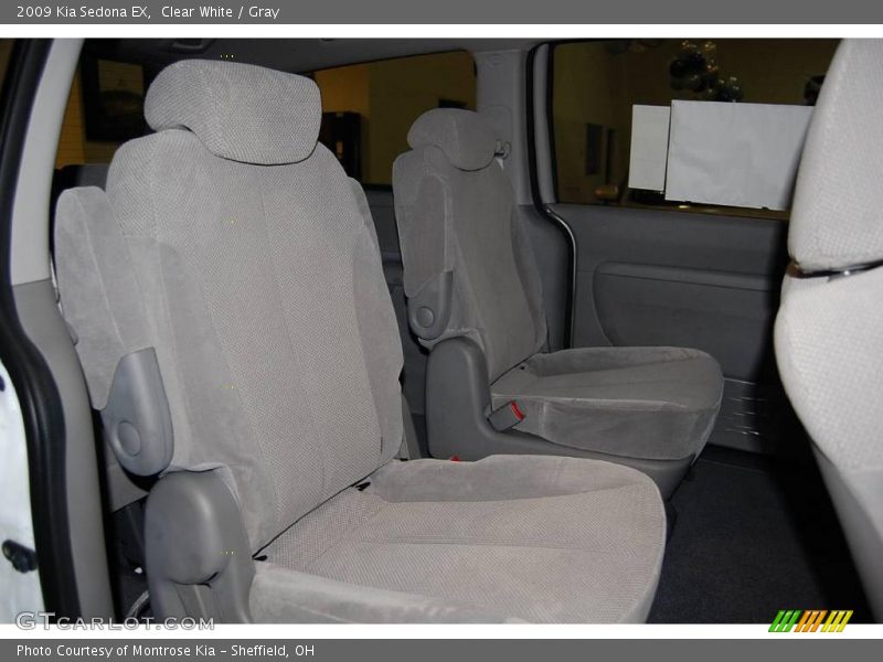 Clear White / Gray 2009 Kia Sedona EX