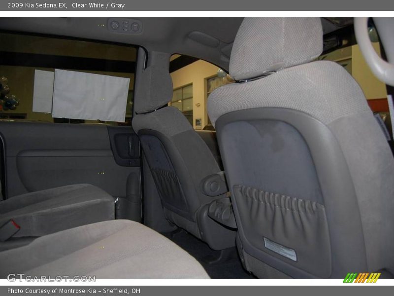 Clear White / Gray 2009 Kia Sedona EX