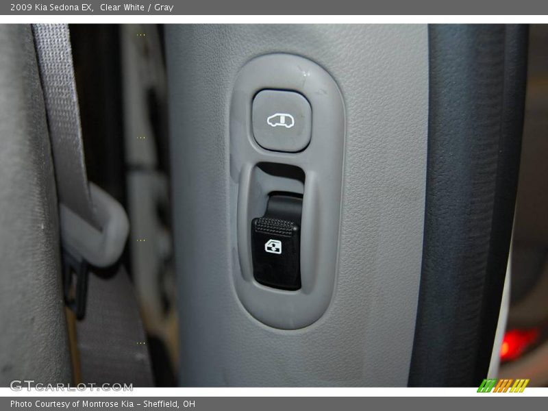 Clear White / Gray 2009 Kia Sedona EX