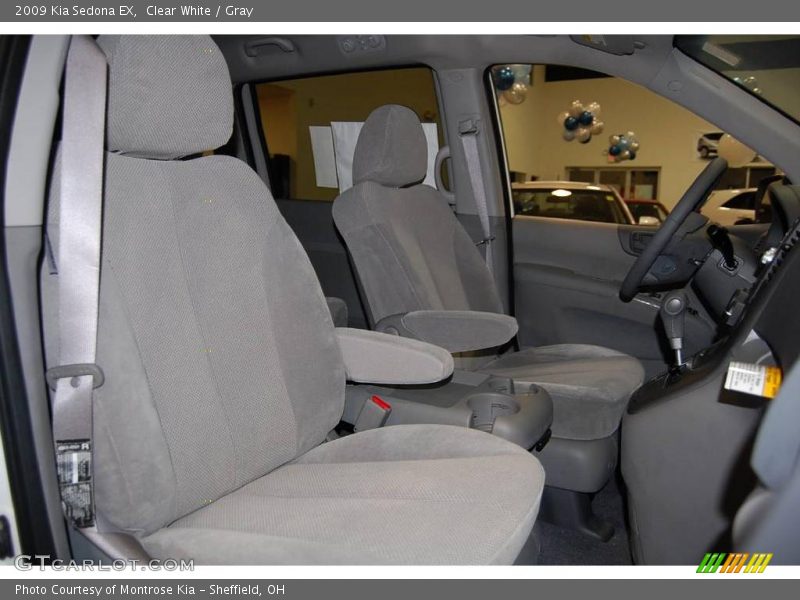 Clear White / Gray 2009 Kia Sedona EX