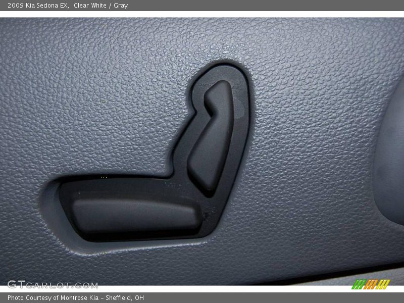 Clear White / Gray 2009 Kia Sedona EX