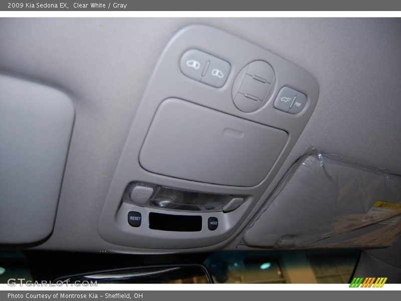 Clear White / Gray 2009 Kia Sedona EX