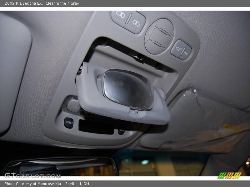 Clear White / Gray 2009 Kia Sedona EX