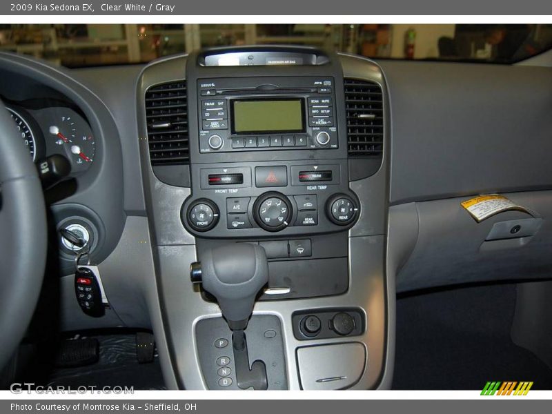 Clear White / Gray 2009 Kia Sedona EX