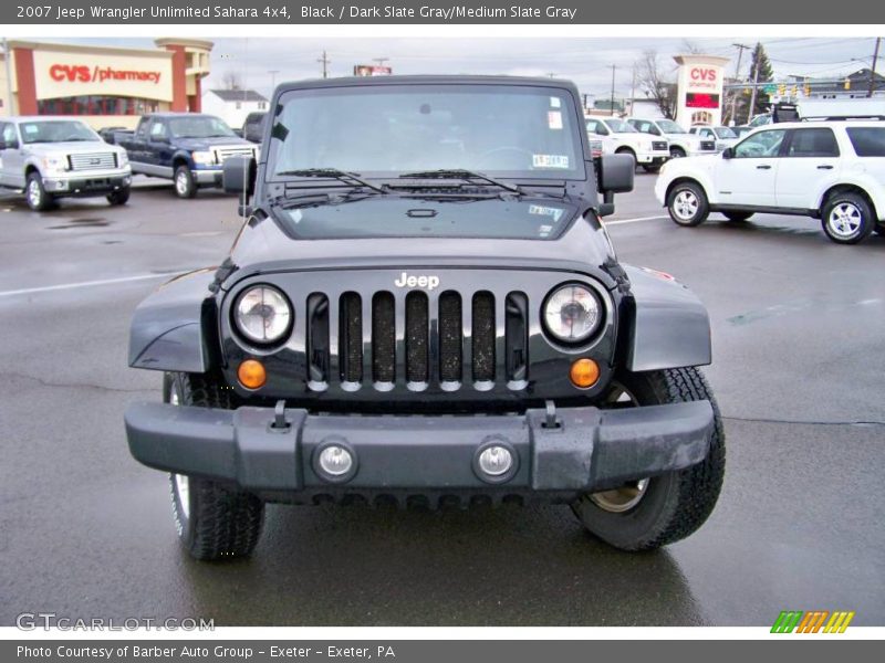 Black / Dark Slate Gray/Medium Slate Gray 2007 Jeep Wrangler Unlimited Sahara 4x4