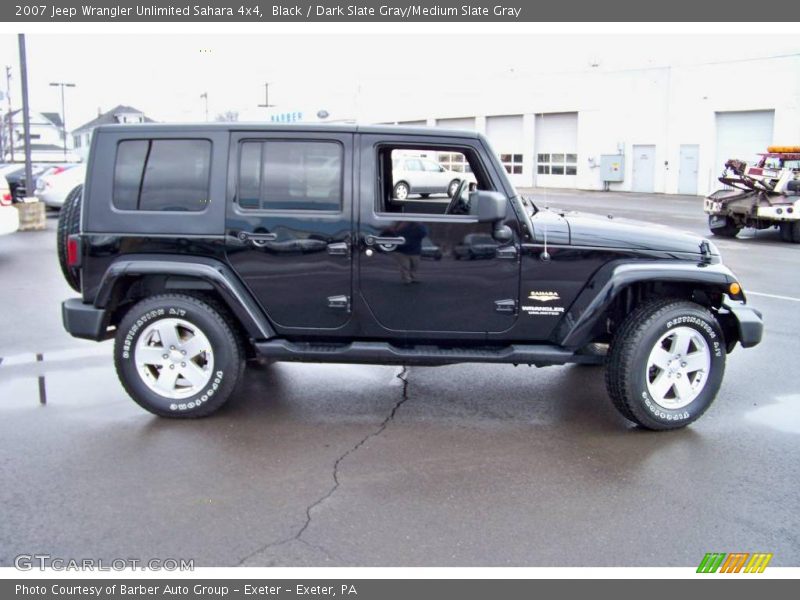 Black / Dark Slate Gray/Medium Slate Gray 2007 Jeep Wrangler Unlimited Sahara 4x4