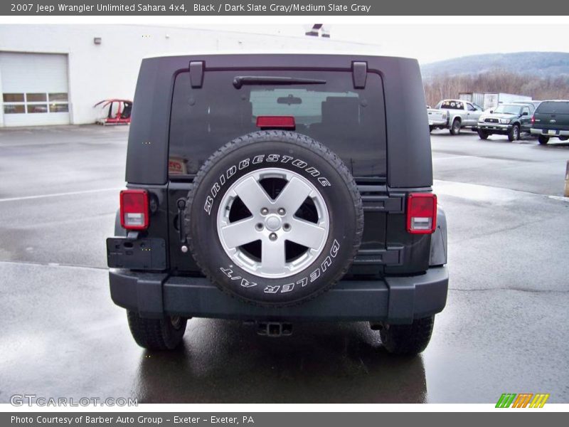 Black / Dark Slate Gray/Medium Slate Gray 2007 Jeep Wrangler Unlimited Sahara 4x4