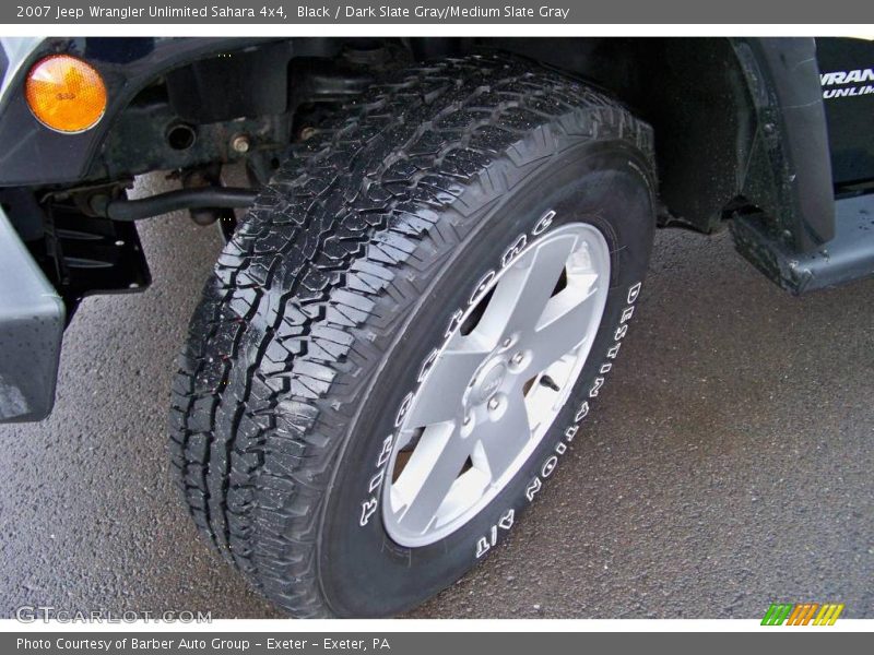 Black / Dark Slate Gray/Medium Slate Gray 2007 Jeep Wrangler Unlimited Sahara 4x4