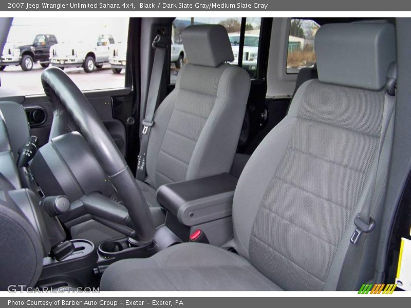 Black / Dark Slate Gray/Medium Slate Gray 2007 Jeep Wrangler Unlimited Sahara 4x4