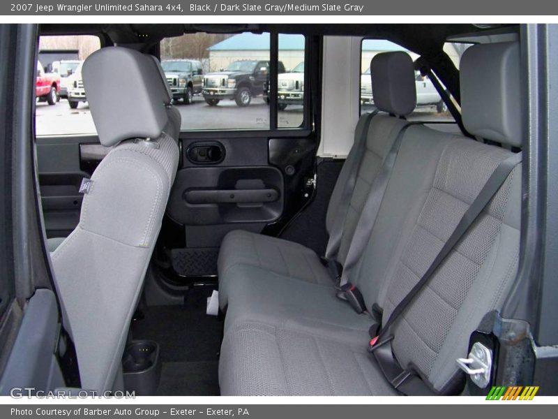 Black / Dark Slate Gray/Medium Slate Gray 2007 Jeep Wrangler Unlimited Sahara 4x4
