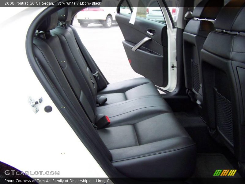 Ivory White / Ebony Black 2008 Pontiac G6 GT Sedan