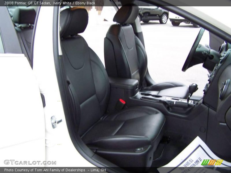 Ivory White / Ebony Black 2008 Pontiac G6 GT Sedan