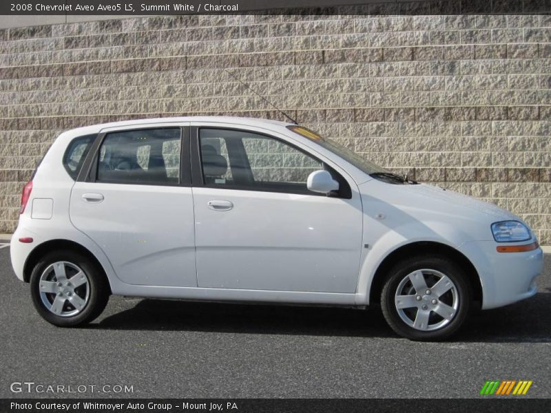 Summit White / Charcoal 2008 Chevrolet Aveo Aveo5 LS