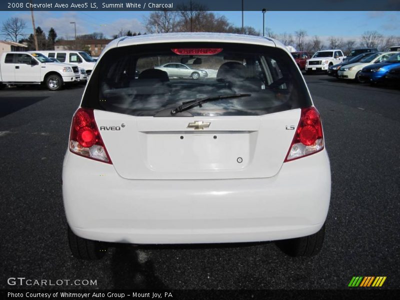 Summit White / Charcoal 2008 Chevrolet Aveo Aveo5 LS