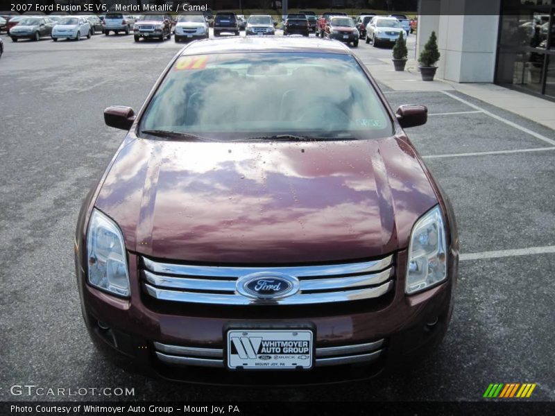 Merlot Metallic / Camel 2007 Ford Fusion SE V6