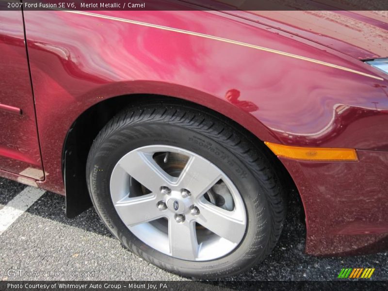 Merlot Metallic / Camel 2007 Ford Fusion SE V6