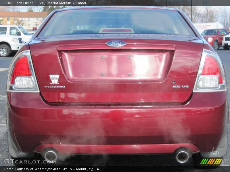 Merlot Metallic / Camel 2007 Ford Fusion SE V6