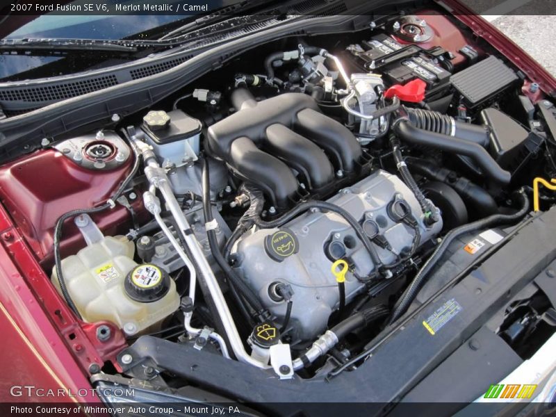 Merlot Metallic / Camel 2007 Ford Fusion SE V6
