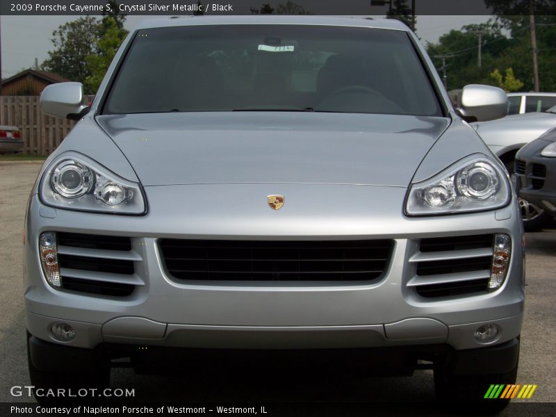 Crystal Silver Metallic / Black 2009 Porsche Cayenne S