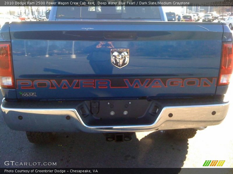 Deep Water Blue Pearl / Dark Slate/Medium Graystone 2010 Dodge Ram 2500 Power Wagon Crew Cab 4x4