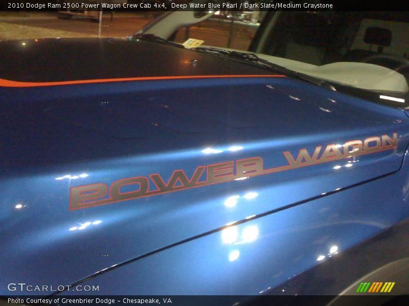 Deep Water Blue Pearl / Dark Slate/Medium Graystone 2010 Dodge Ram 2500 Power Wagon Crew Cab 4x4