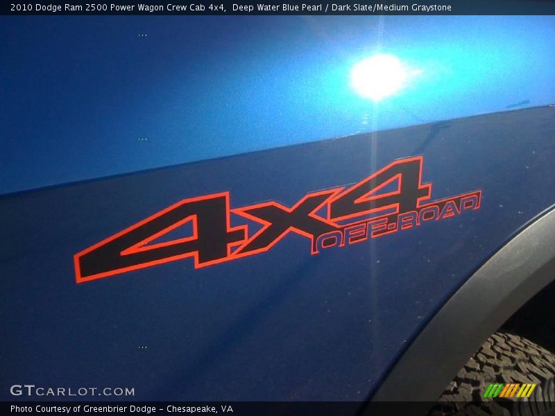 Deep Water Blue Pearl / Dark Slate/Medium Graystone 2010 Dodge Ram 2500 Power Wagon Crew Cab 4x4
